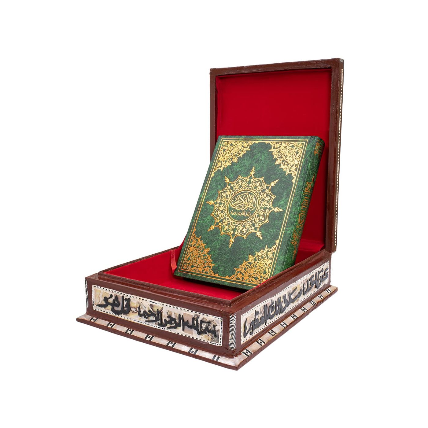 Коран в деревянно-перламутровой шкатулке купить