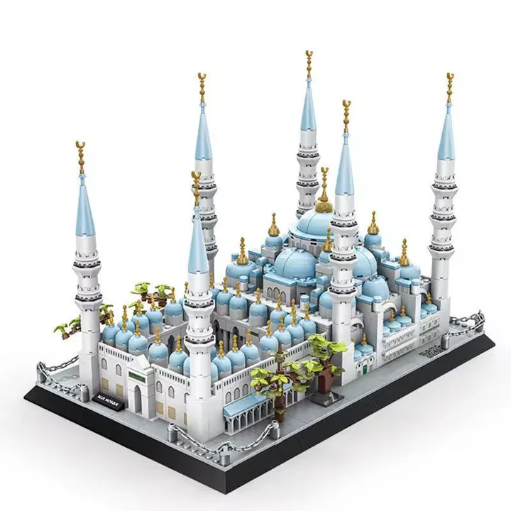 Конструктор «Голубая мечеть» / Мечеть Султана Ахмеда - «Sultan Ahmed Mosque» (1129 деталей)
