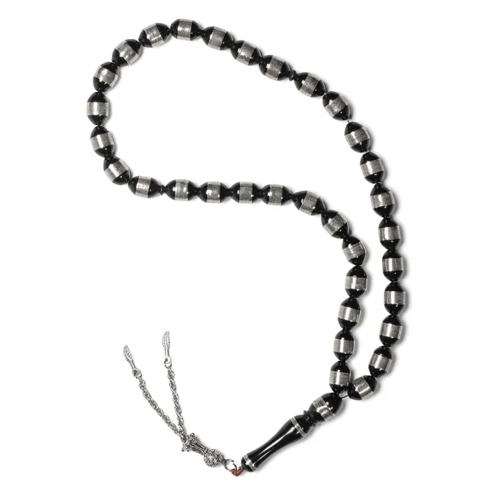 Четки 33. Черное дерево. серебро, вставка. 3500. (339306)